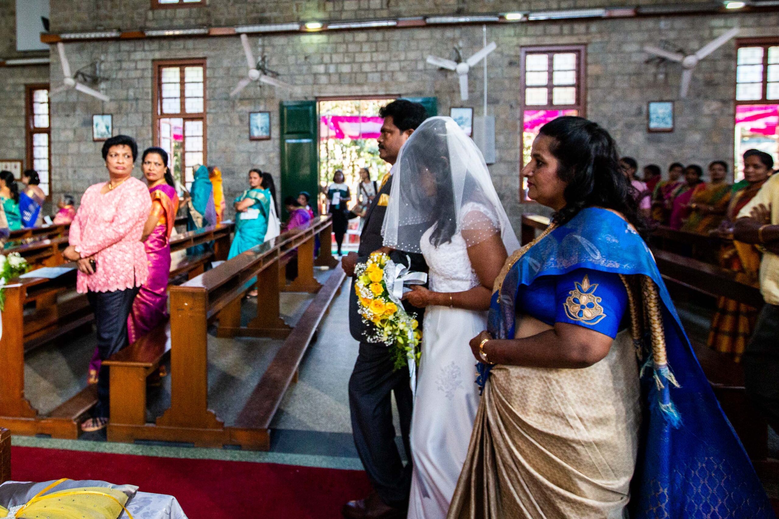 arpitha aaron christian wedding photography in bangalore
