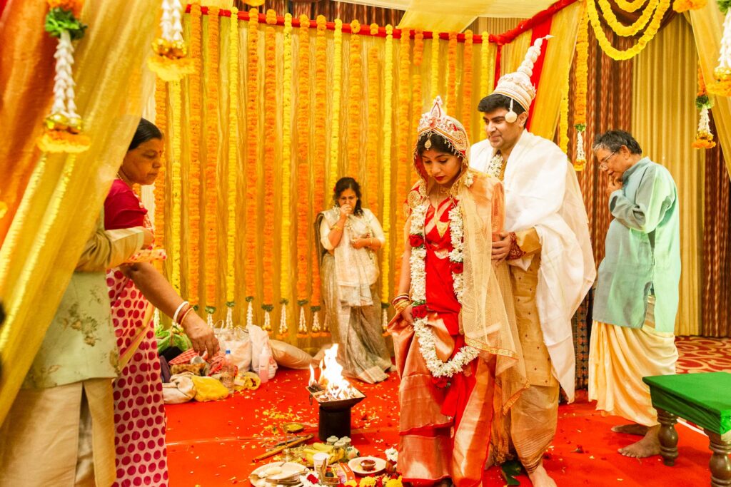 Bengali bride photography in bangalore by dropdstudio